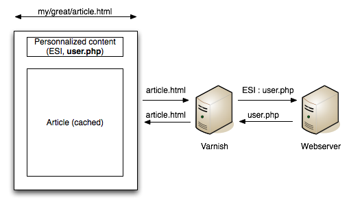 ESI loading private data